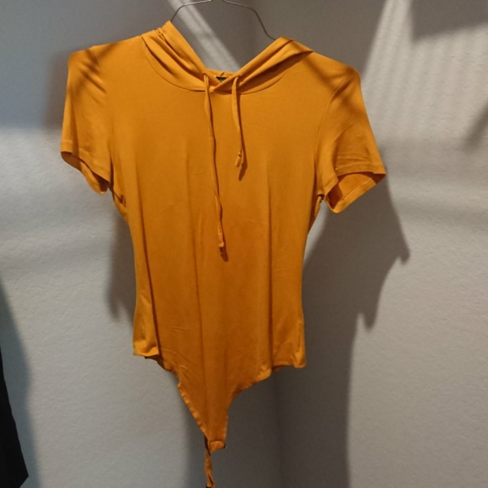Yellow bodysuit